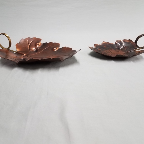 Copper Craft Guild Leaf Dish - Picture 2 of 8